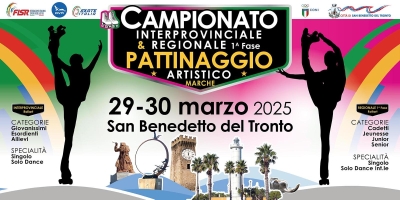 Gare Federali Regionali di Pattinaggio Artistico del 29-30 marzo al Palasport &ldquo;B. Speca&rdquo;.
