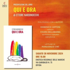 Offida, presentazione del libro "Qui e ora" di E. Nardinocchi
