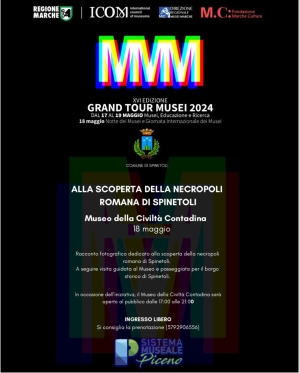Spinetoli - Il 18 maggio a Spinetoli ci sar&agrave; la Notte europea dei Musei