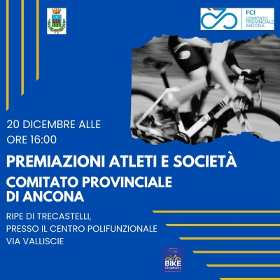 Ciclismo marchigiano ancora in festa: proseguono le premiazioni presso i Comitati Provinciali