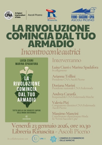 “La rivoluzione comincia dal tuo armadio”, moda e sostenibilità alla libreria Rinascita