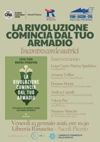 &ldquo;La rivoluzione comincia dal tuo armadio&rdquo;, moda e sostenibilit&agrave; alla libreria Rinascita