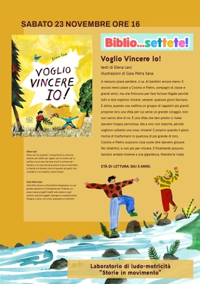 “Biblio…settete!”, sabato un nuovo laboratorio