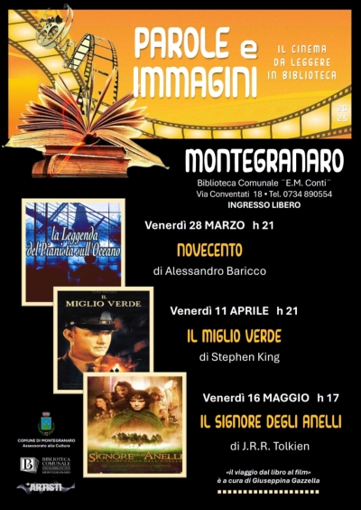 Al via la rassegna &ldquo;Parole e Immagini&rdquo; per leggere il cinema in biblioteca