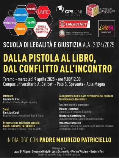 DALLA PISTOLA AL LIBRO, DAL CONFLITTO ALL' INCONTRO