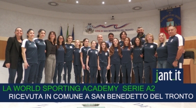 LA WORLD SPORTING ACADEMY RICEVUTA IN COMUNE A SAN BENEDETTO DEL TRONTO