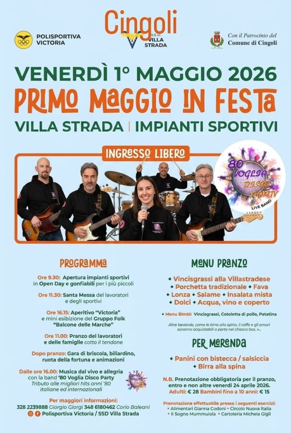 Festa del 1 Maggio a Cingoli