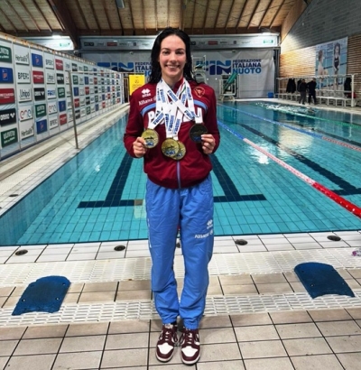 L’atleta sambenedettese Elena Capretta conquistato ben tre titoli italiani ai campionati italiani assoluti Frecciarossa di Riccione
