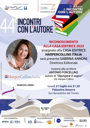 San Benedetto ha ufficializzato la candidatura a Capitale Italiana del Libro 2026, in arrivo due appuntamenti d&rsquo;eccezione con protagoniste Fazi Editore e HarperCollins Italia