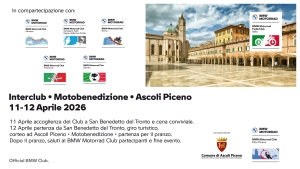 Ascoli ospita l'Interclub Motobenedizione organizzato dal BMW Motorrad Club Elica Picena