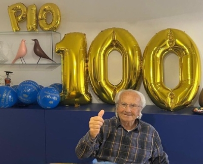 Pio Pezzoli ha compiuto 100 anni
