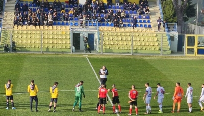 Impresa a metà per la Fermana, al “Recchioni” contro il Termoli è di nuovo pari