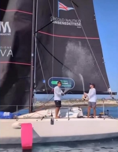 NASTRO ROSA TOUR 2025 – TAPPA CATTOLICA-VIESTE: TRIONFO PER IL CIRCOLO NAUTICO SAMBENEDETTESE