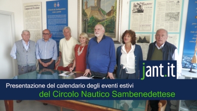 PRESENTAZIONE DEGLI EVENTI DELL' ESTATE 2025 DEL CIRCOLO DEI SAMBENEDETTESI