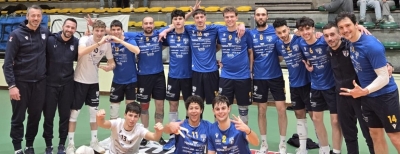 Yuasa Battery, la Serie B maschile si aggiudica il derby con Fermo e punta dritta alla salvezza