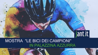 In Palazzina Azzurra, a San Benedetto del Tronto, la mostra de Le Bici dei Campioni