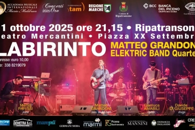 Matteo Grandoni Elektric Band Quartet l'11 ottobre a Ripantransone