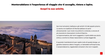ONLINE IL PRIMO SITO TURISTICO DI MONTERUBBIANO