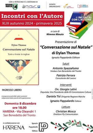 &ldquo;Conversazione sul Natale&rdquo; di Dylan Thomas Domenica 8 dicembre ore 18 presso Harena