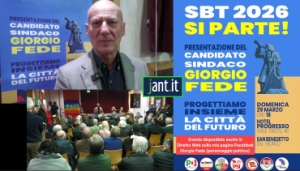L'On. Giorgio Fede si presenta ufficialmente alla citt&agrave; di San Benedetto del Tronto