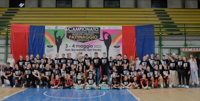 Pattinaggio Artistico: successo organizzativo e di risultati per la Diavoli Verde Rosa agli Interregionali Federali di San Benedetto