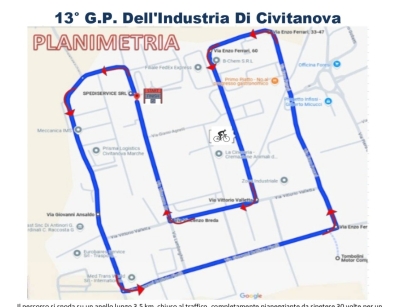 Gran Premio dell’Industria, 105 km di pure emozioni in circuito nella zona industriale