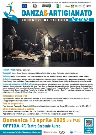 “Danza & Artigianato”, anche il saper fare CNA protagonista al Teatro Serpente Aureo di Offida