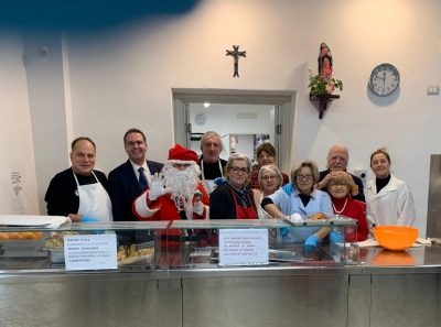 Ascoli Piceno - Natale di solidarietà, porte aperte per i bisognosi alla mensa Zarepta
