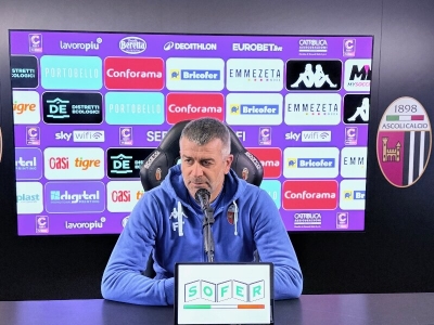 Ascoli Calcio - Le parole di mister Tomei alla vigilia della trasferta di Guidonia