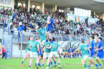 A Cosenza l'Under 18 azzurra batte l'Irlanda 54 a 14 davanti a 2000 persone