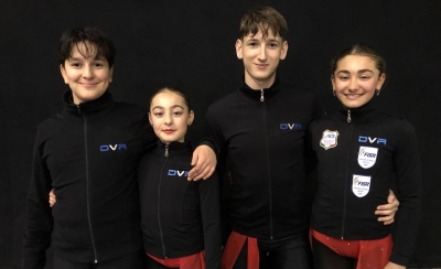 Pattinaggio Internazionale: due ori per le coppie della Diavoli Verde Rosa ai Games of Rome 2025