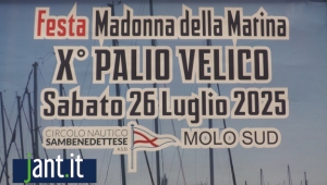 PRESENTATO IL DECIMO PALIO VELICO FESTA MADONNA DELLA MARINA  2025
