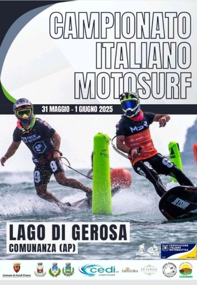 AL LAGO DI GEROSA PRENDE IL VIA IL CAMPIONATO ITALIANO DI MOTOSURF