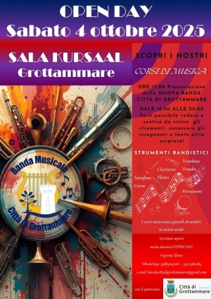 La musica chiama: Open Day della Nuova Banda Citt&agrave; di Grottammare