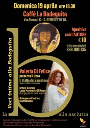 &ldquo;La Balia Asciutta &ndash; Voci intime alla Bodeguita&rdquo;, domenica 19 aprile ospite Valeria Di Felice