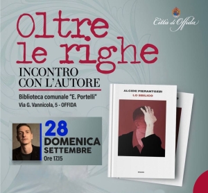 Offida - Pierantozzi presenta Lo sbilico alla biblioteca Portelli