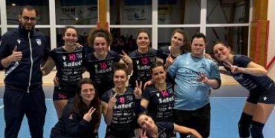 Serie C femminile Yuasa Battery, super maratona vincente per la Satel Grotta 50 a Colli al Metauro