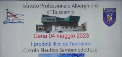 Concluso il PCTO scolastico tra il CNS e l'Ist. Alberghiero di San Benedetto del Tronto