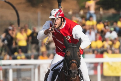 Ascoli Piceno - Il cavaliere Lorenzo Melosso trionfa al Palio di Valfabbrica
