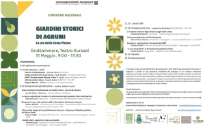 Giardini di agrumi: convegno il 31 maggio dell'Ordine degli architetti