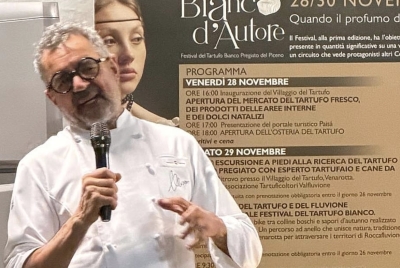Ospiti illustri, cooking show e convegni di rilievo internazionale a Bianco d'Autore a Venarotta, primo festival del Tartufo Bianco del Piceno