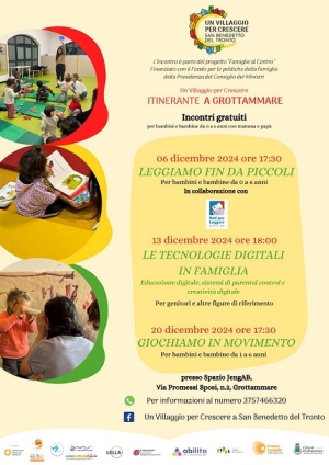 Un Villaggio per crescere, eventi anche dicembre