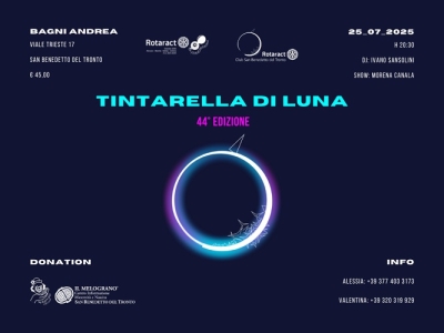 Torna Tintarella di Luna, la serata di beneficenza del Rotaract Club di San Benedetto del Tronto