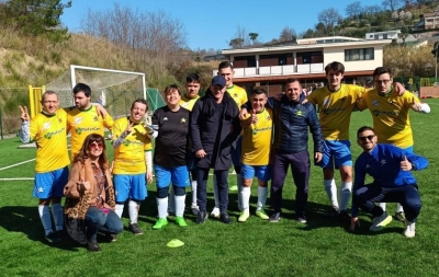 Calcio Paralimpico, una vittoria ed una sconfitta per la Stella del Mare San Benedetto sotto gli occhi di Mister Beppe Iachini