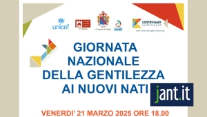 Il Comune di Offida celebra la Giornata Nazionale della Gentilezza ai Nuovi Nati