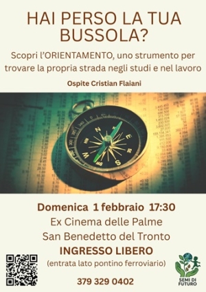 "HAI PERSO LA TUA BUSSOLA?", scopri l&rsquo;orientamento, uno strumento per trovare la propria strada negli studi e nel lavoro