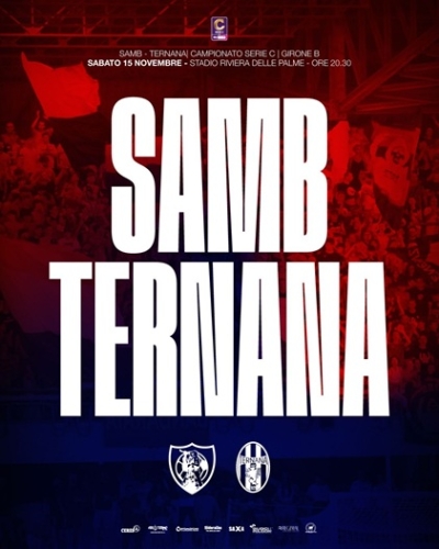 SAMB – TERNANA, INFO ACCREDITI E BIGLIETTI