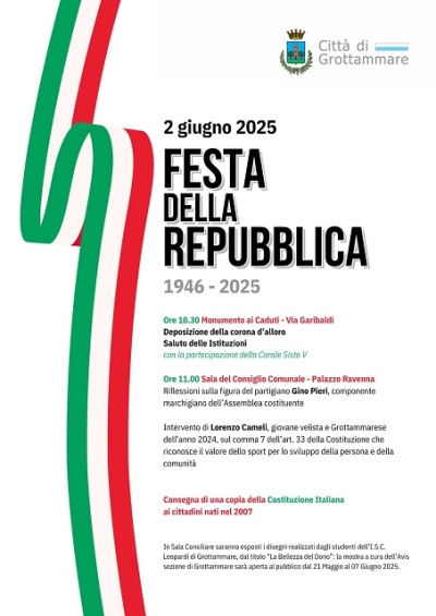 Giovani e valori repubblicani, insieme per il 2 Giugno