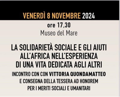 I venerdì del Circolo, appuntamento con Vittoria Quondamatteo