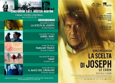 Cineforum Sbt stagione 2025/2026 - III° ciclo: mercoledì 4 marzo: LA SCELTA DI JOSEPH di G. Bourdos
